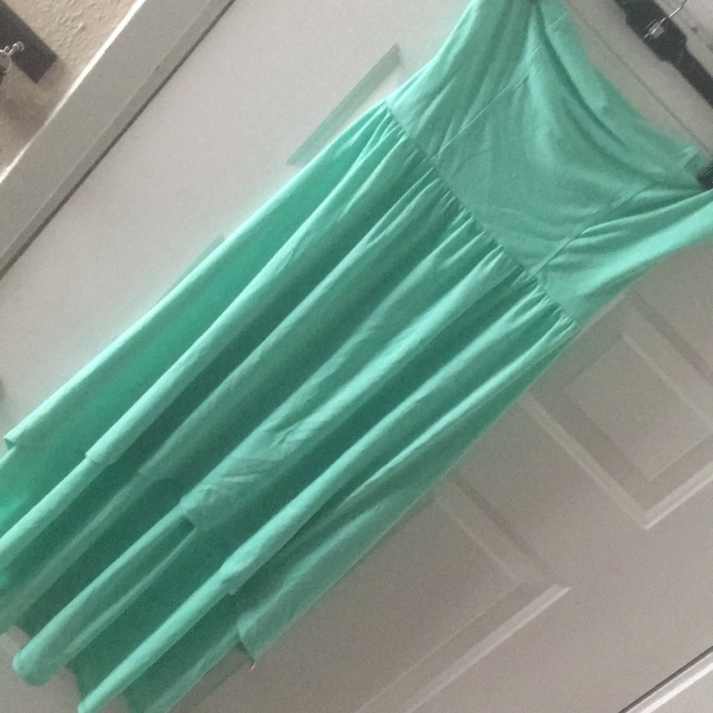 Mint, slight sweetheart dress